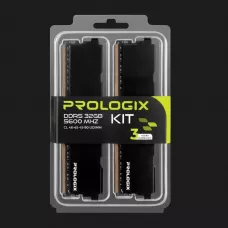 Оперативна памʼять Prologix Black DDR5 32GB 2x16GB 5600MHz (PRO32GB5600B5K)