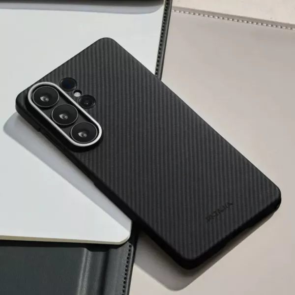 Чохол Pitaka Edge Ultra-Slim Classic Twill 600D для Samsung Galaxy S26 Ultra (Black/Gray)